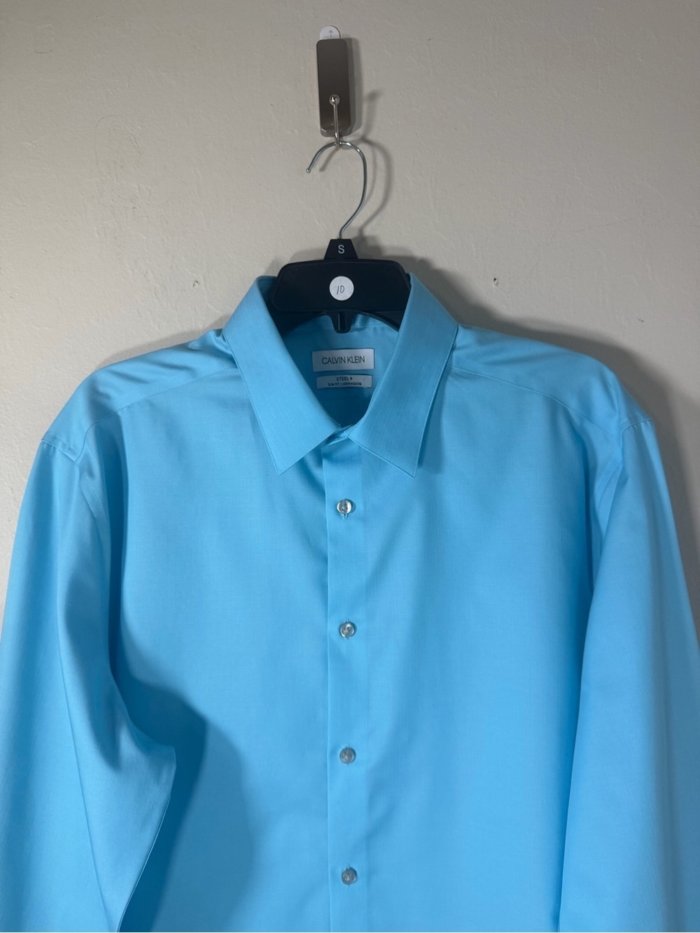 Calvin Klein Light Blue Long-Sleeve Dress Shirt - Picture 2 of 7